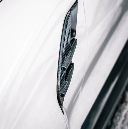 Kotflügel Seiteneinlässe Emblem Aufkleber Carbon | passend für BMW M3/M4 (G80/G81/G82/G83) | Aulitzky Tuning