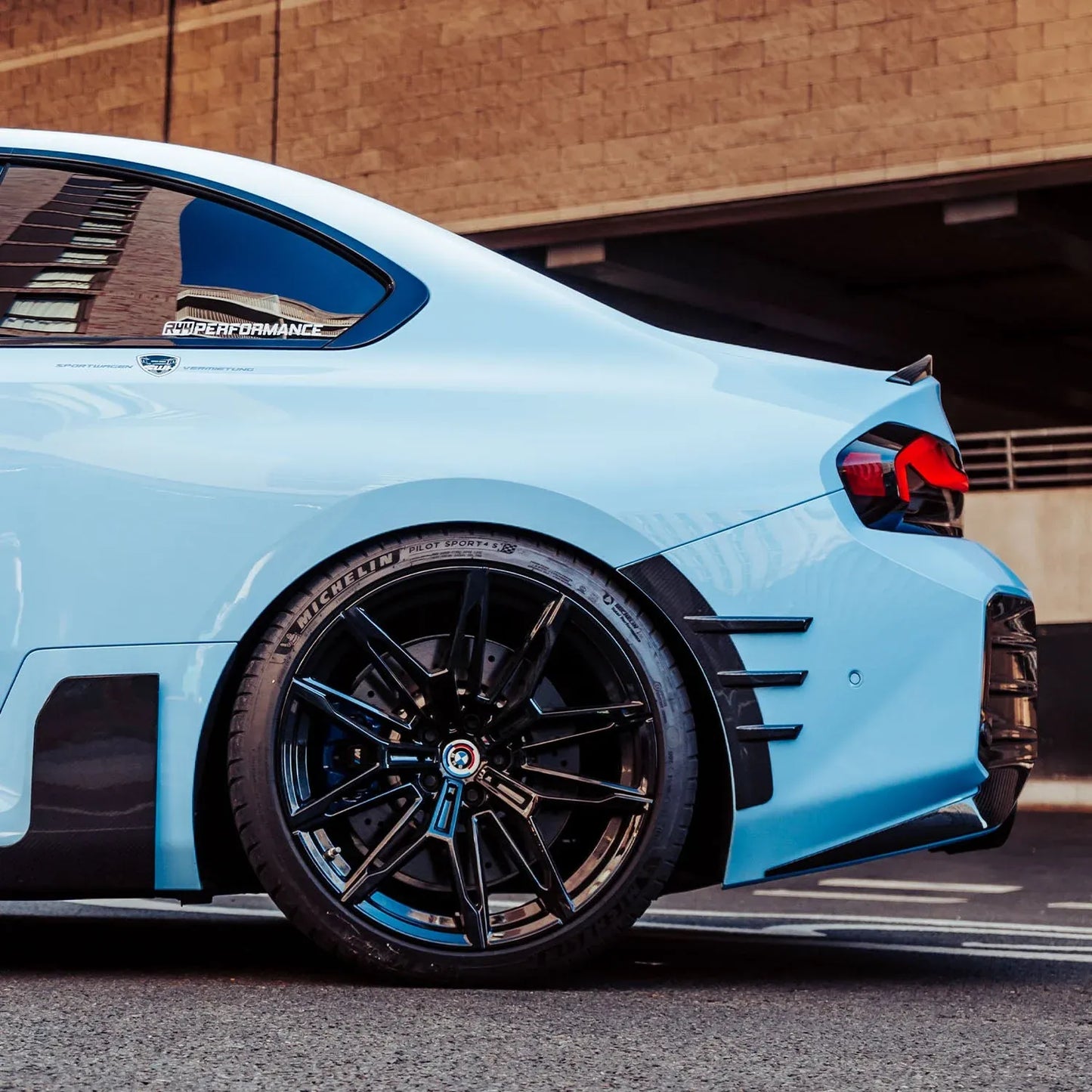 Kotflügelverbreiterung hinten Carbon | passend für BMW M2 (G87) S58 | Aulitzky Tuning