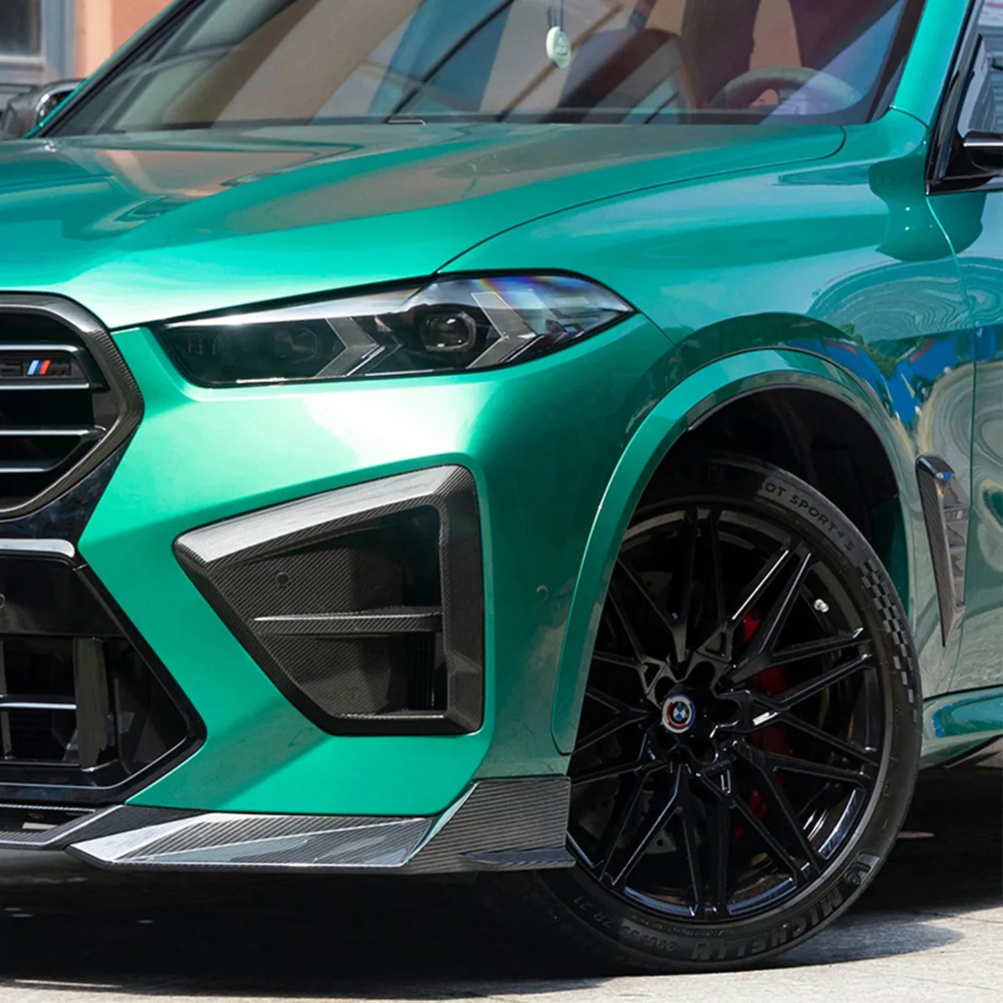 Lufteinlässe SOOQOO Carbon | passend für BMW X5M/X6M Competition LCI (F95/F96) S68 | Aulitzky Tuning