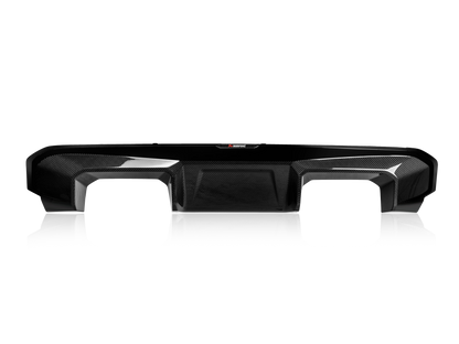 Akrapovič Rear Carbon Fibre Diffuser - High Gloss Black - BMW M3, M4
