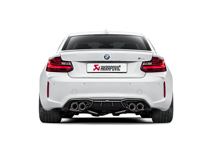 Akrapovič Rear Carbon Fibre Diffuser - High Gloss BMW M2