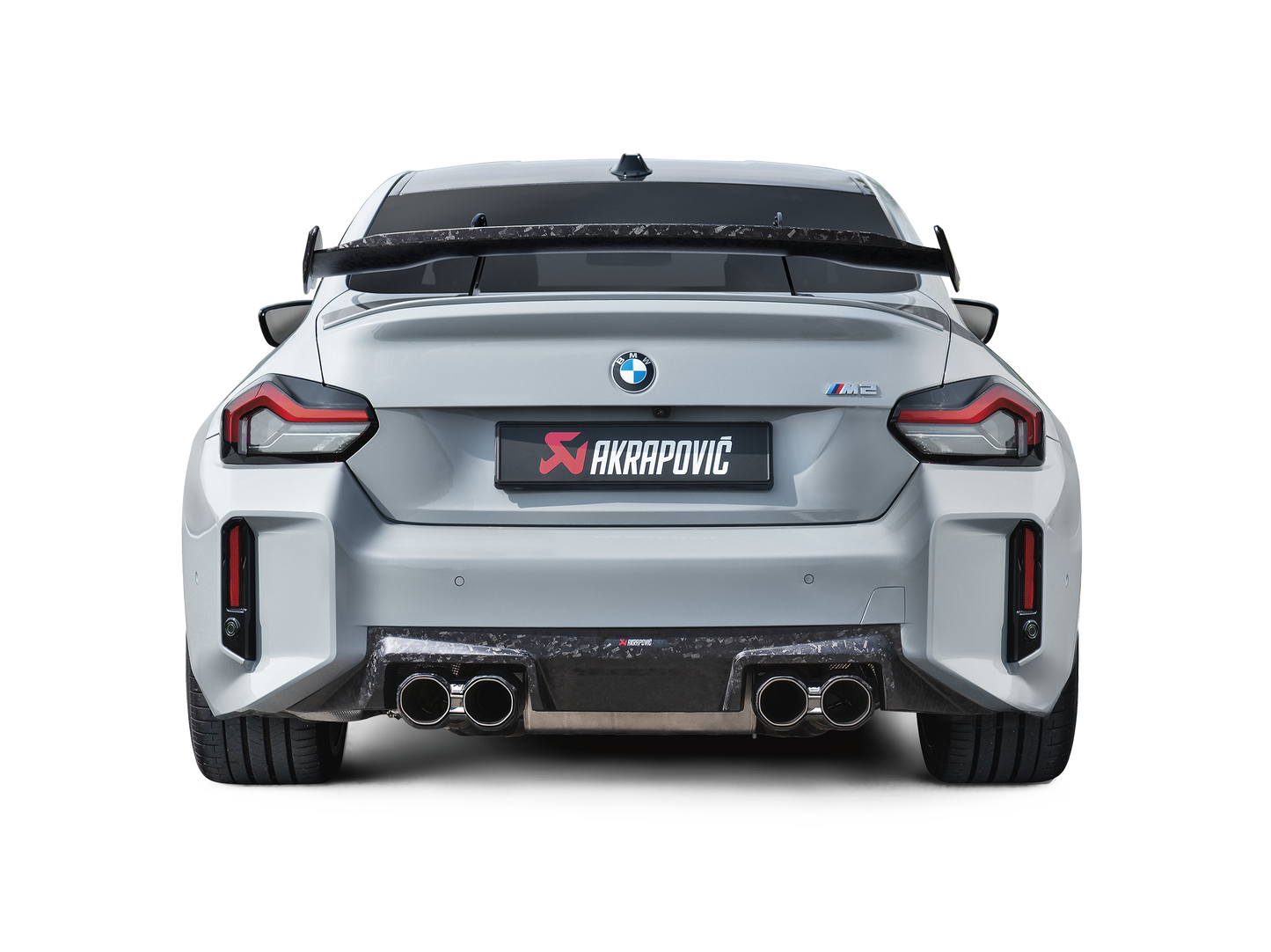 Akrapovič Rear Chopped Carbon Fibre Diffuser - Matte - BMW M2 Coupé (G87) 2025 auch OPF/GPF