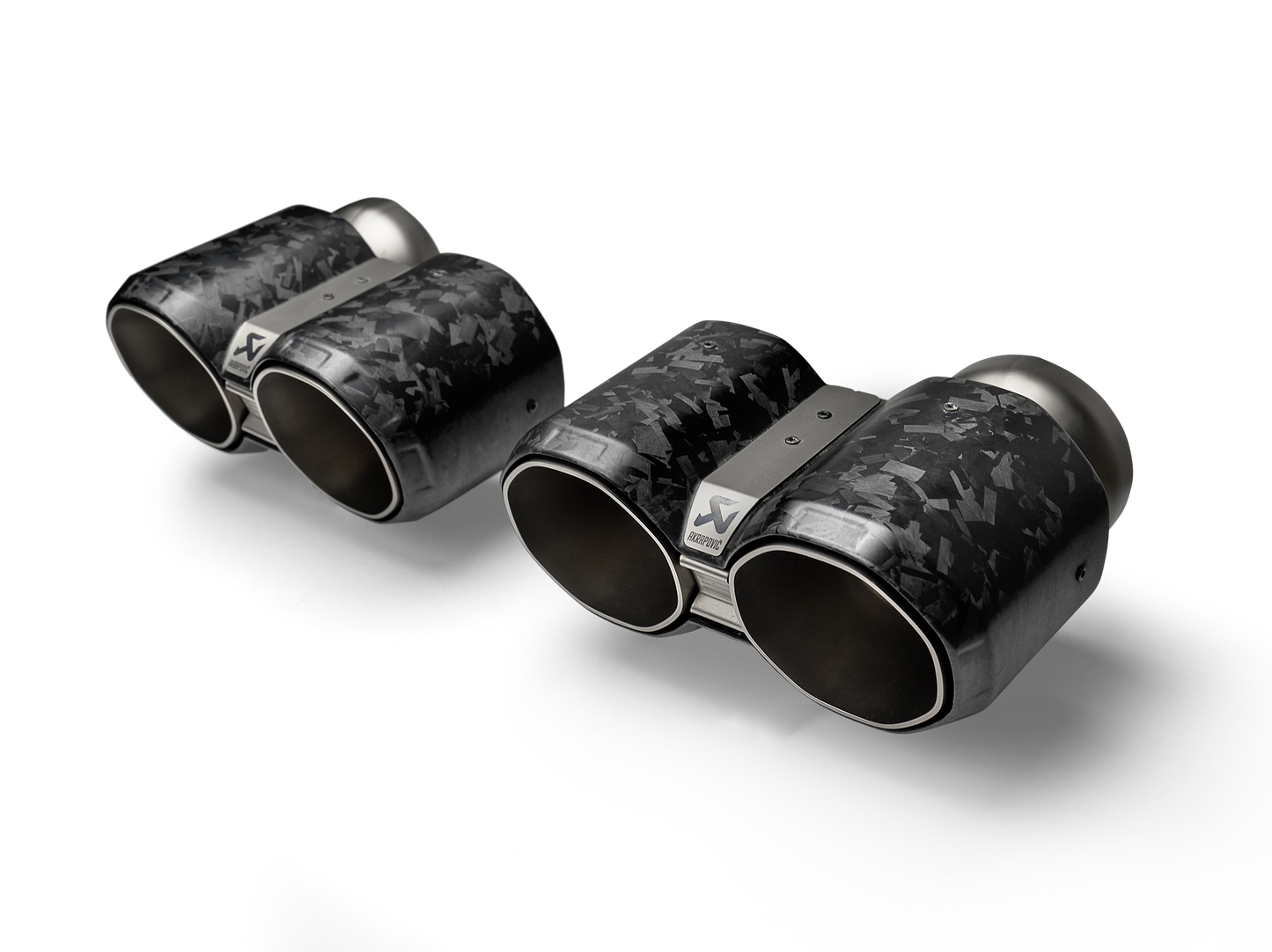 Akrapovič Tail Pipe Set (Chopped Carbon) - BMW M2, M3, M4 2025