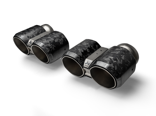 Akrapovič Tail Pipe Set (Chopped Carbon) - BMW M2, M3, M4 2025