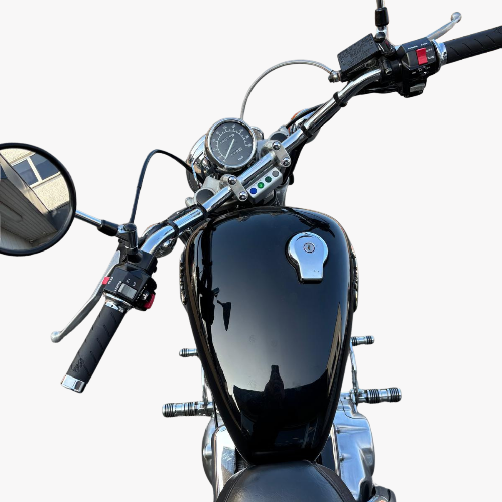 Yamaha XV 535 – Klassischer Chopper | Schwarz Hochglanz